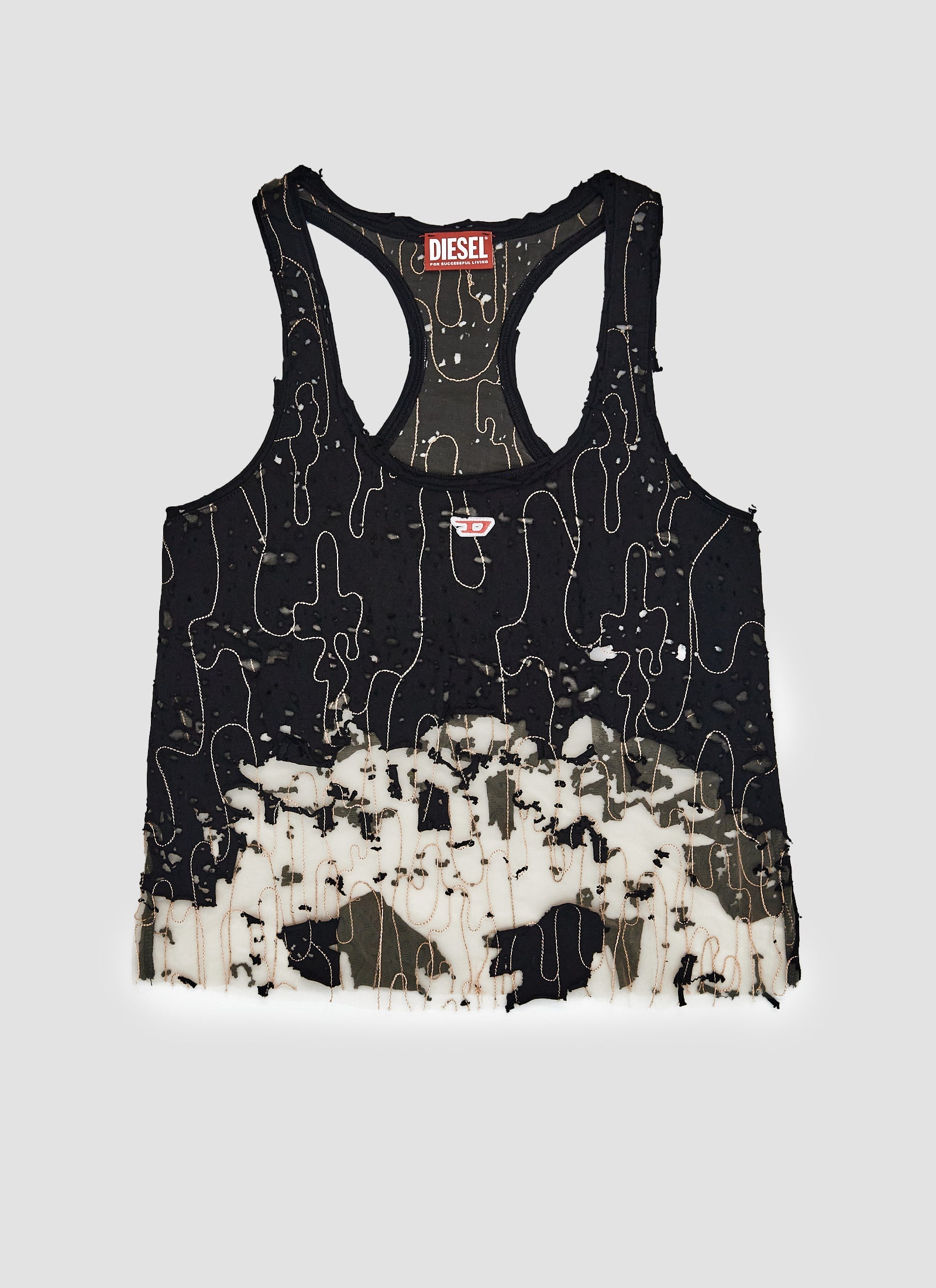 T-bils-dev destroyed tulle tank top – HITCHHIKER