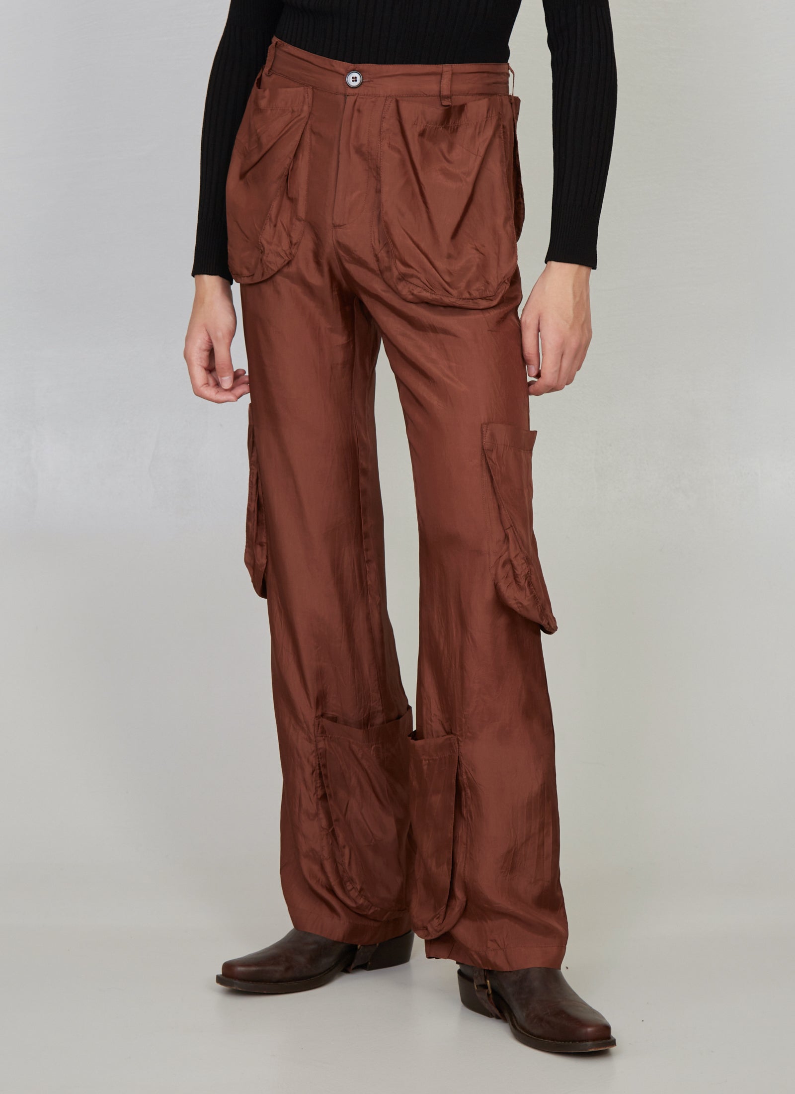 パンツ EDWARD CUMING Kick Up Trousers 22AW Edward Cuming – Tagged 
