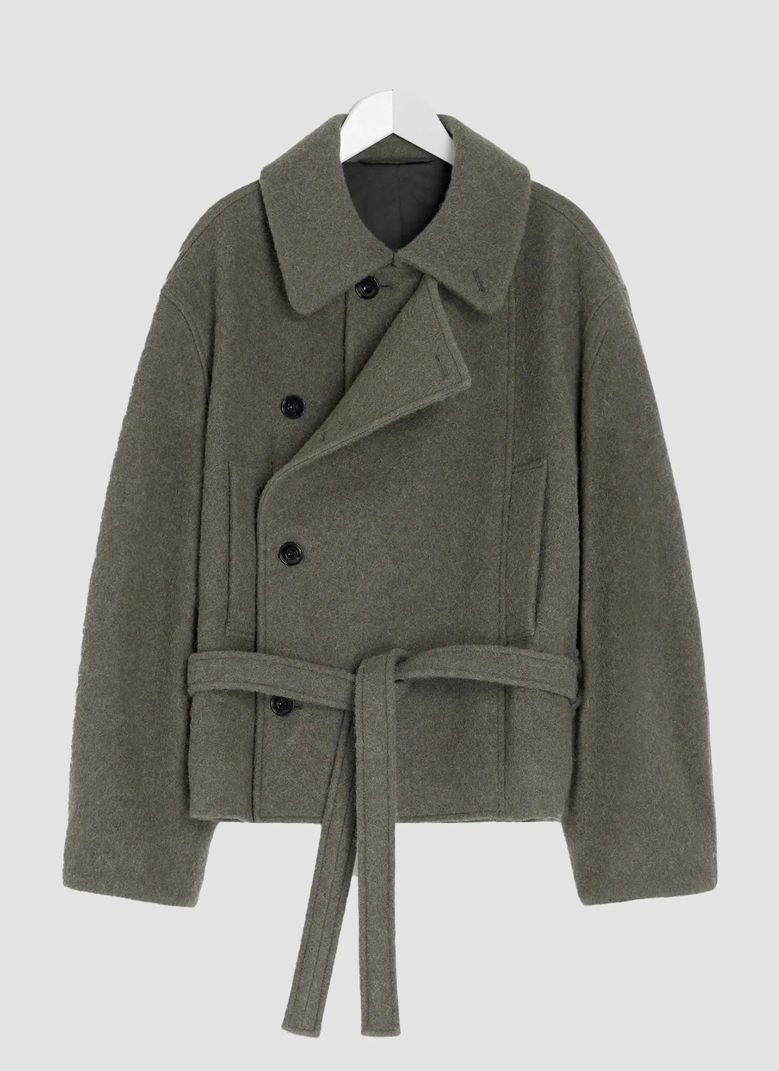 Short Asymmetrical Bathrobe Coat – HITCHHIKER