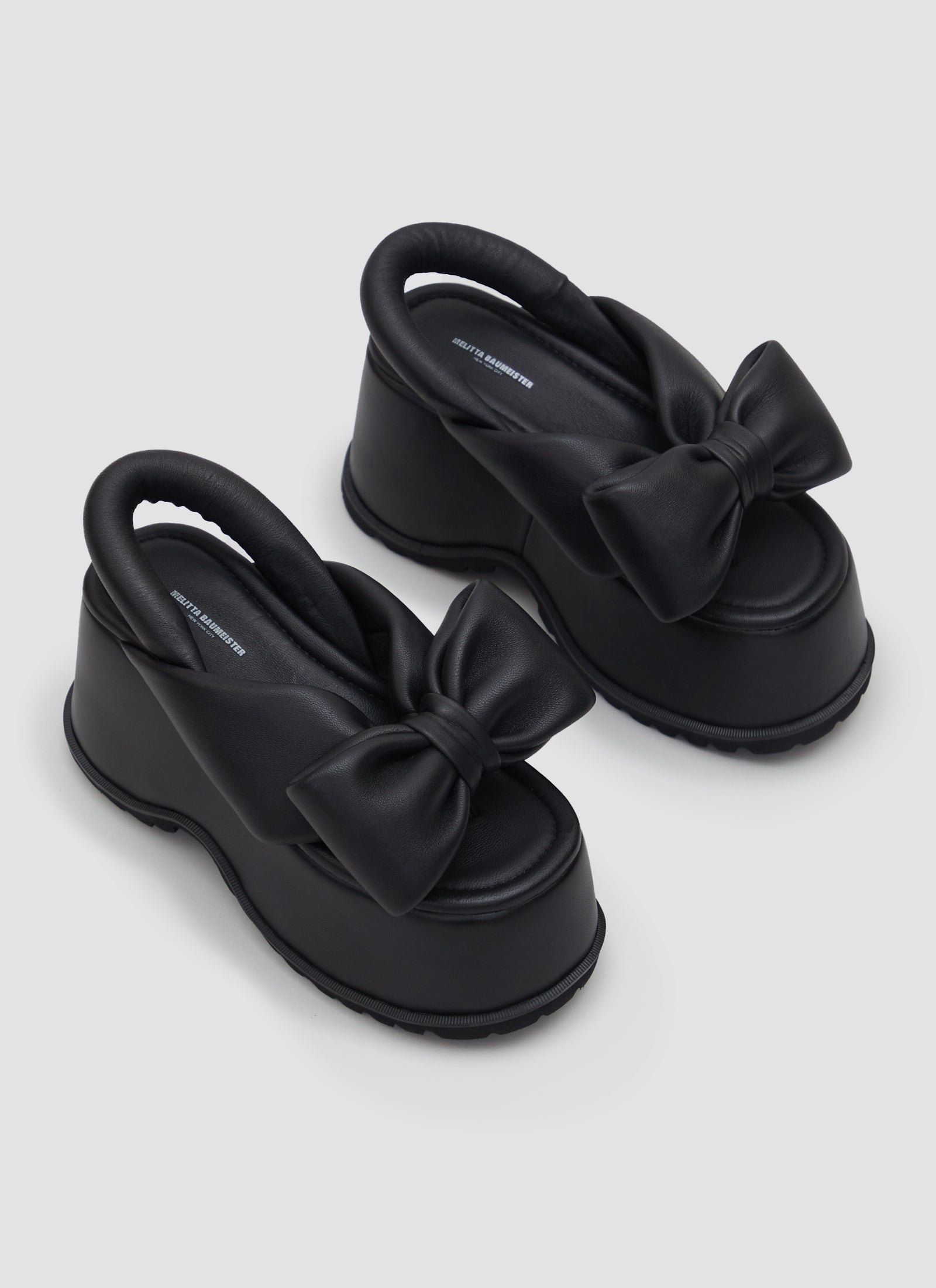 Bow platform sandals – HITCHHIKER