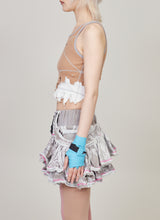 Distressed graphic tank top