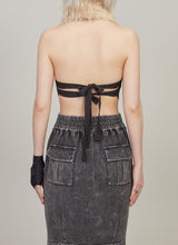 Back lace-up vest
