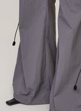 Drawstring parachute cargo pants