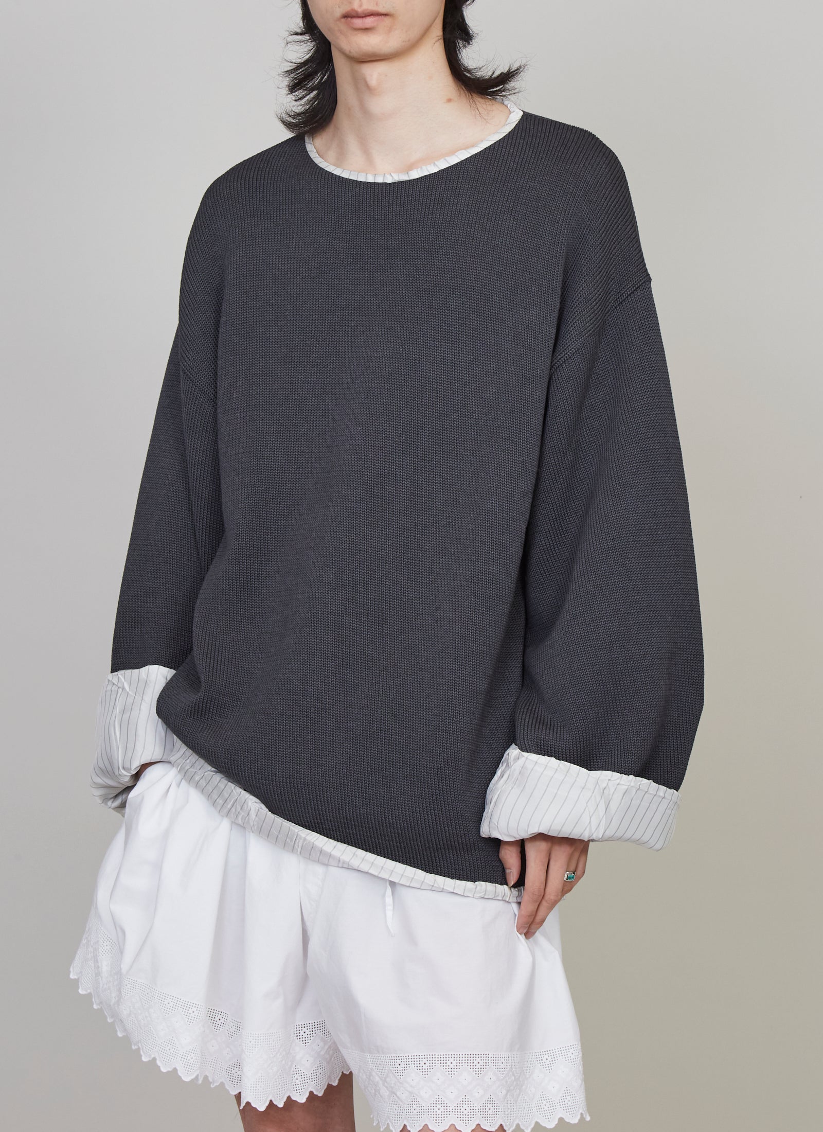 Lined Knitted Sweater – HITCHHIKER