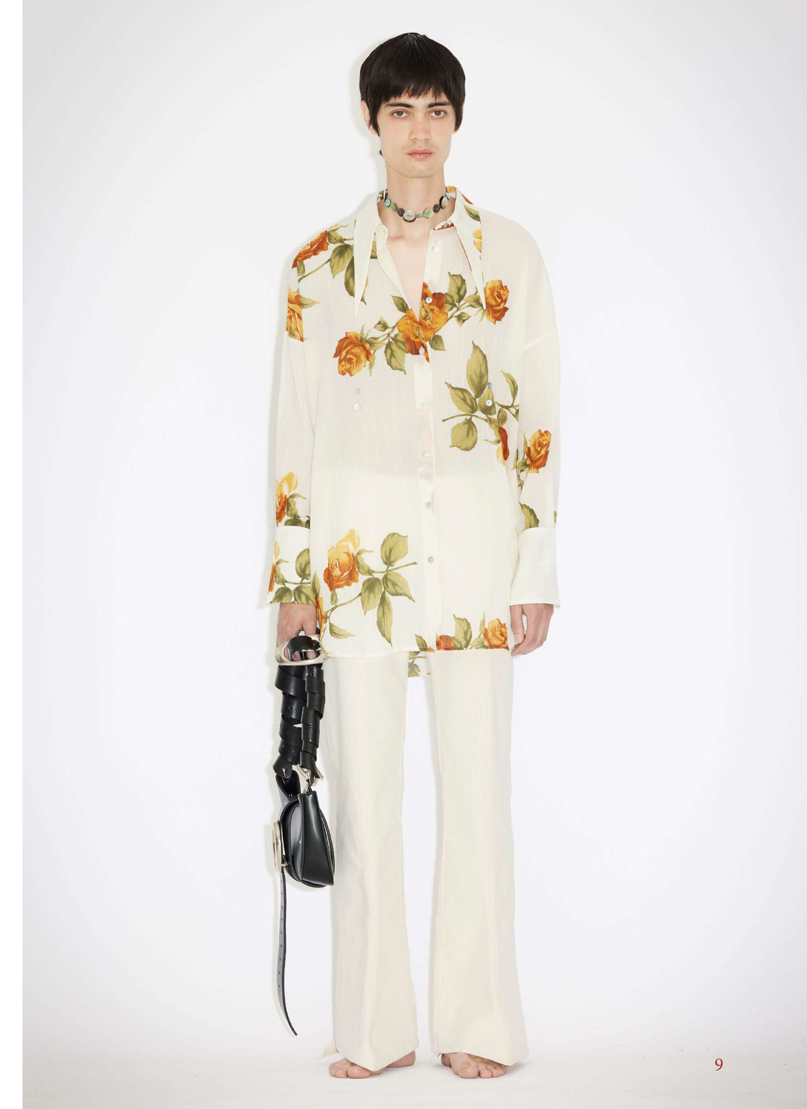 シャツ/ブラウス(長袖/七分) the Virgins - the virgins flower hook leotard shirts Verdusa Women's Boho 70s Tops Tie Front Bell Long Sleeve