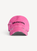 Upcycled cap in pink