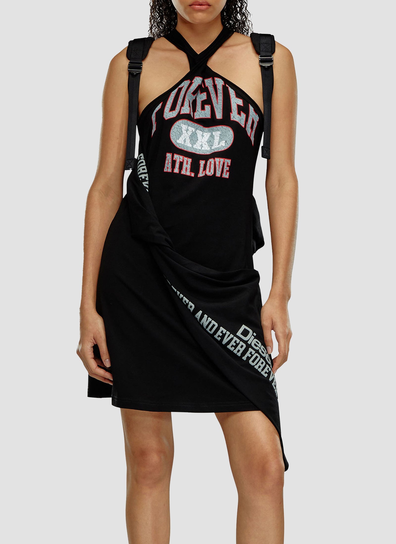 Diesel D-ZELIE Womens Black Dresses