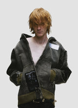 War started hooded work jacket