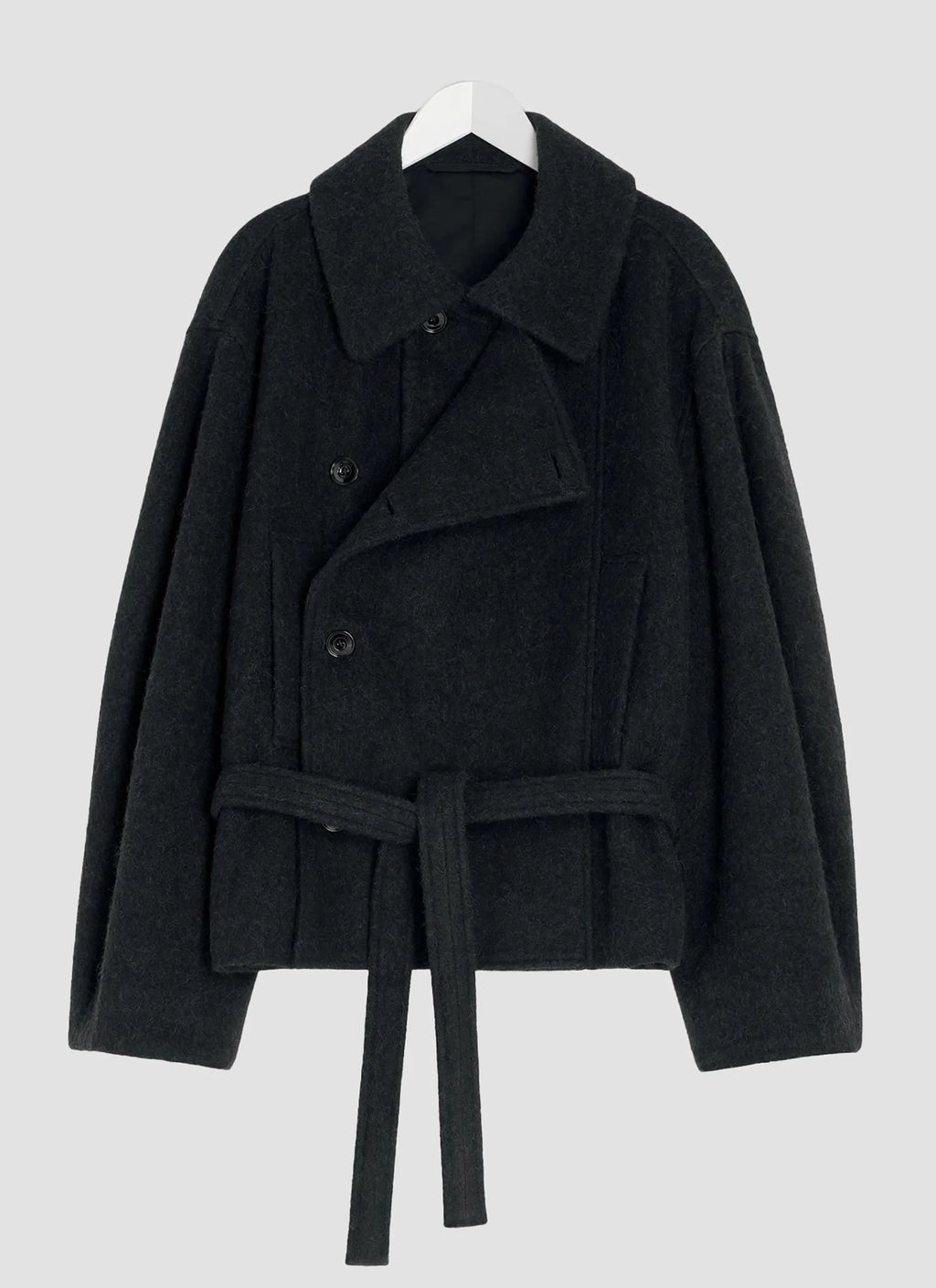 Short Asymmetrical Bathrobe Coat – HITCHHIKER