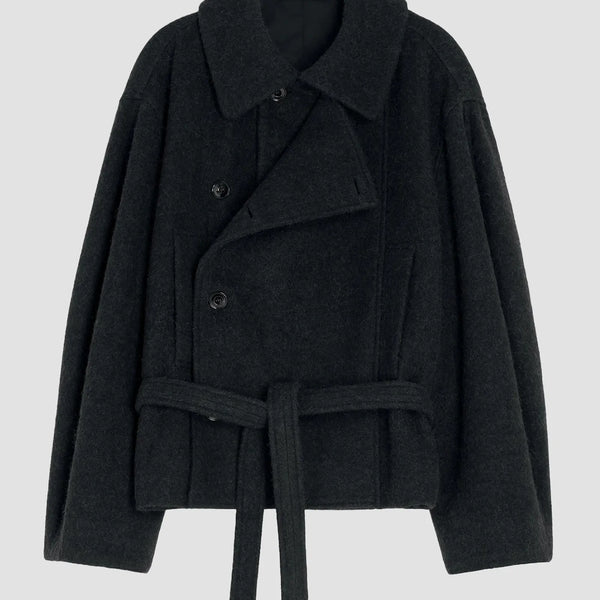 Short Asymmetrical Bathrobe Coat – HITCHHIKER