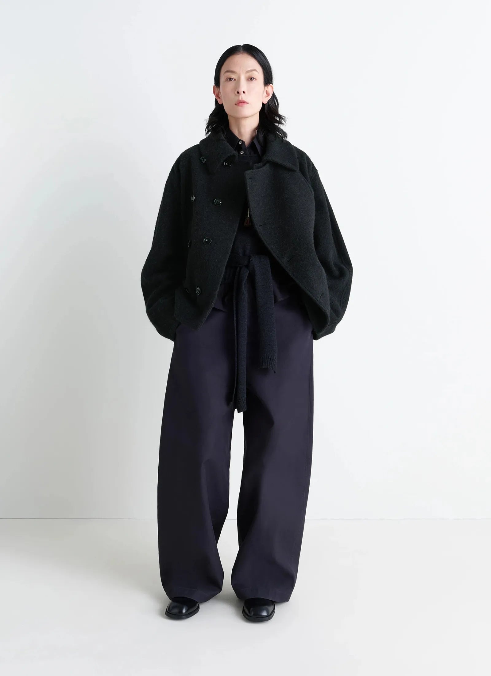 Short Asymmetrical Bathrobe Coat – HITCHHIKER