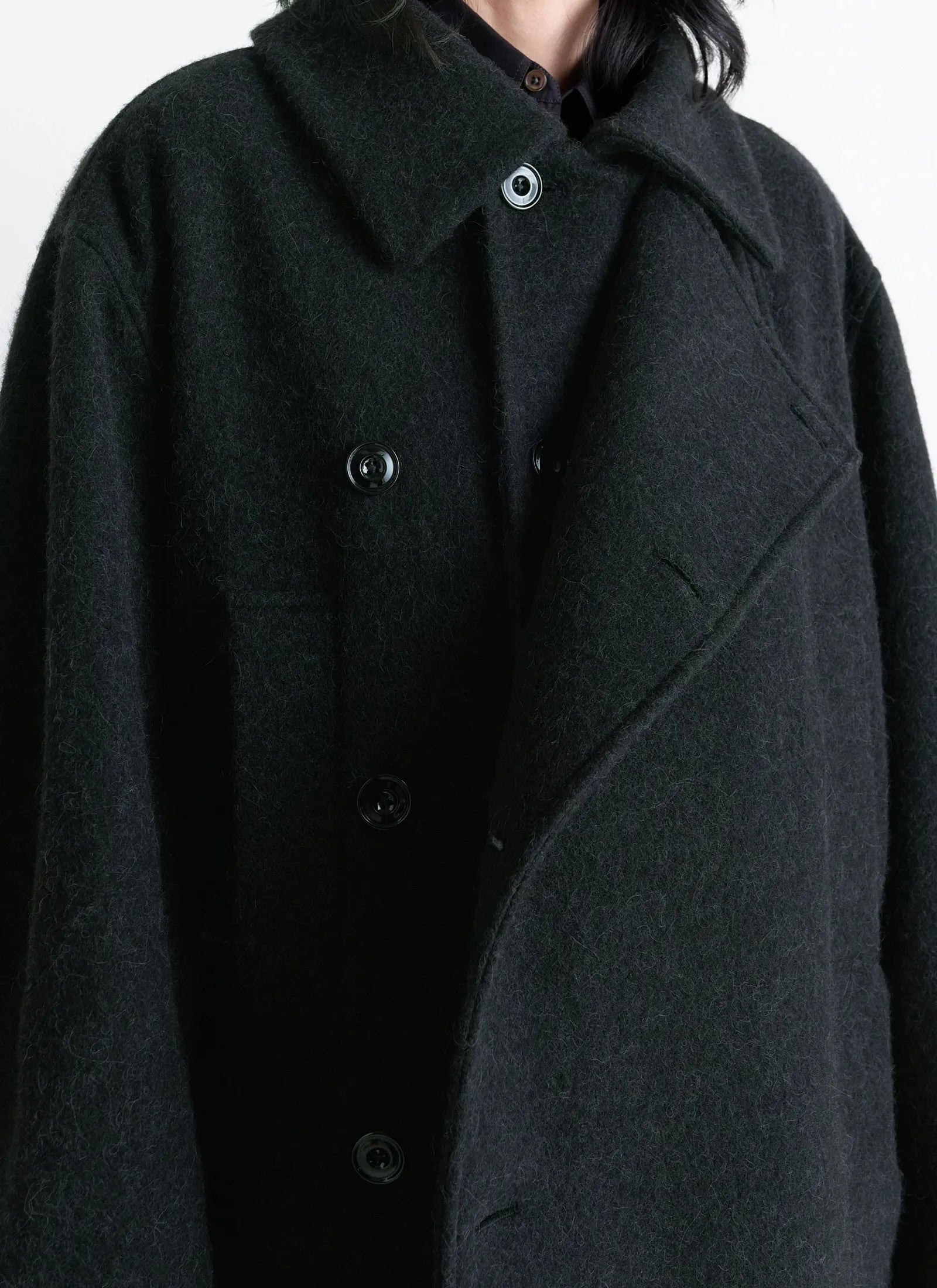 Short Asymmetrical Bathrobe Coat – HITCHHIKER