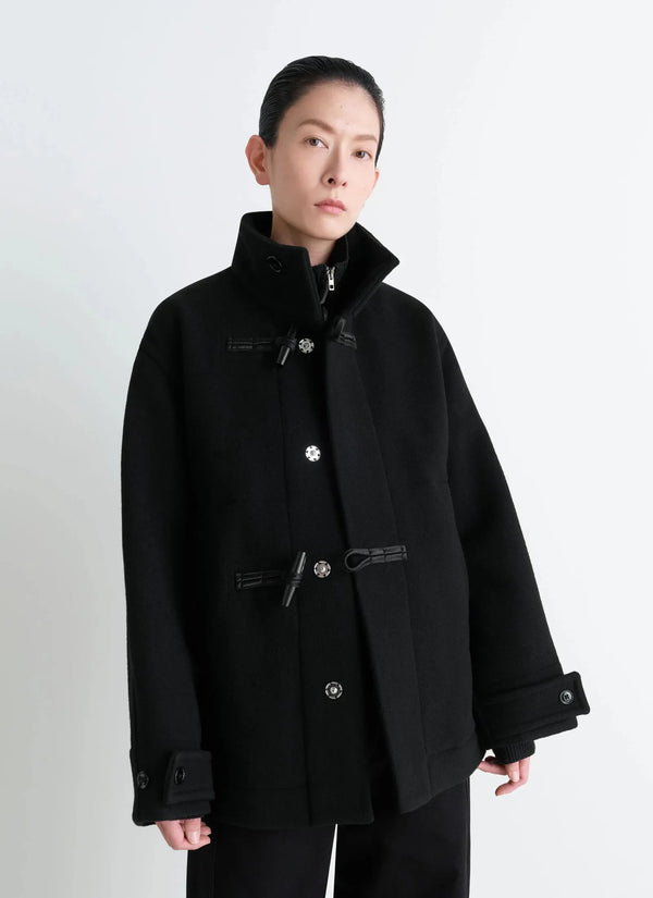Short duffle coat