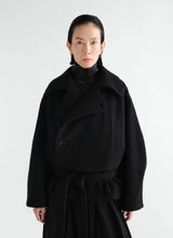 Short wrap coat