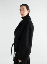 Short wrap coat