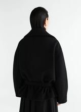 Short wrap coat