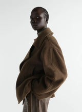 Short wrap coat