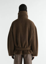 Short wrap coat