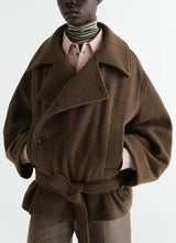 Short wrap coat
