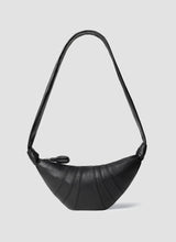 Medium croissant bag - soft grained leather