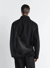 Medium croissant bag - soft grained leather