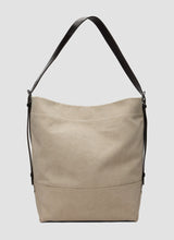 Belted tote bag