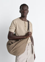 Xl quiver clip bag in heavy cotton canvas