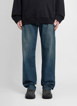 Straight Leg Denim Trousers