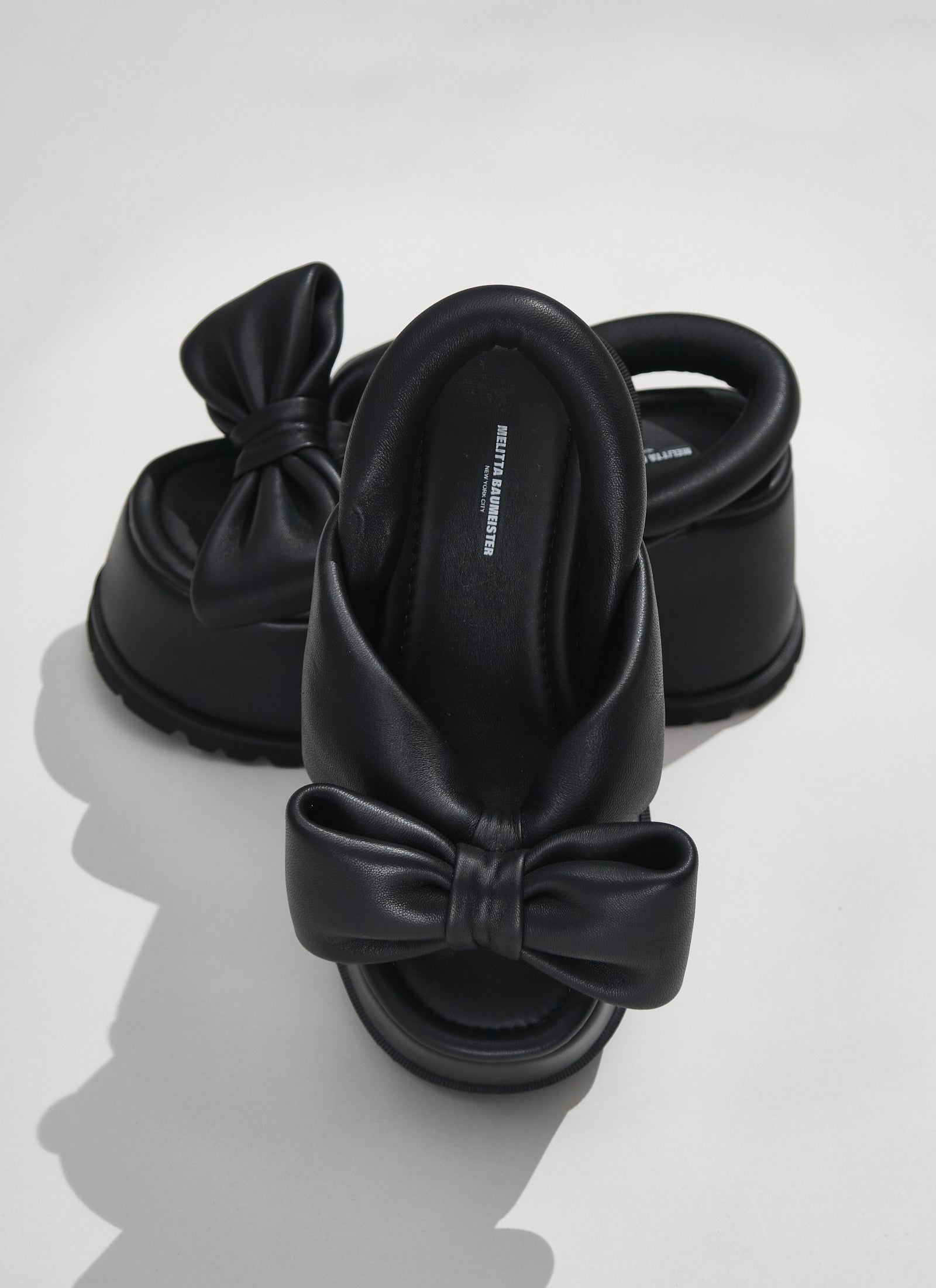 靴 BOW PLATFORM SANDALS Bow platform sandals – HITCHHIKER