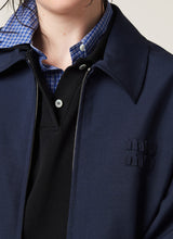 Mohair blouson jacket