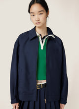 Mohair blouson jacket