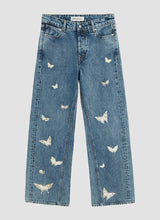 Treble Cut Indigo Butterfly