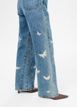 Treble Cut Indigo Butterfly