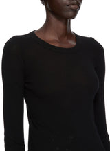 Cropped Rib Long Sleeves T-shirt