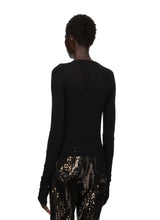 Cropped Rib Long Sleeves T-shirt