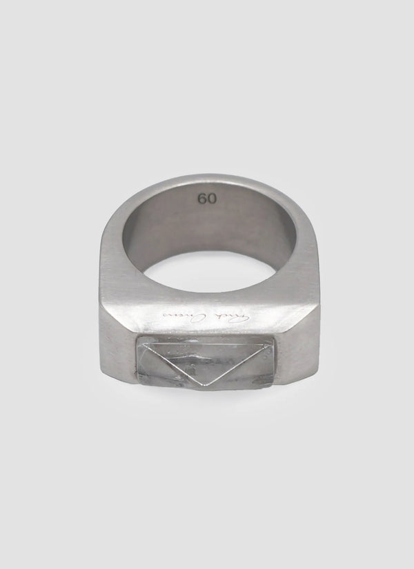 Crystal Pyramid Ring