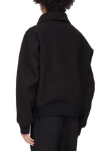 Blixa dracucollar in black melton