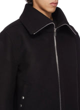 Blixa dracucollar in black melton