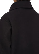 Blixa dracucollar in black melton