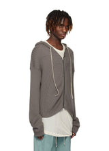 Hooded Zipped Cardigan