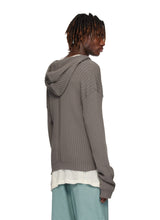Hooded Zipped Cardigan