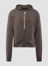 Hooded Zipped Cardigan
