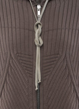 Hooded Zipped Cardigan
