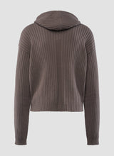 Hooded Zipped Cardigan