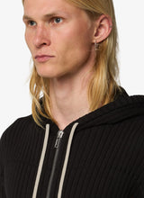 Hooded Zipped Cardigan