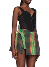 Meghan tartan mini skirt