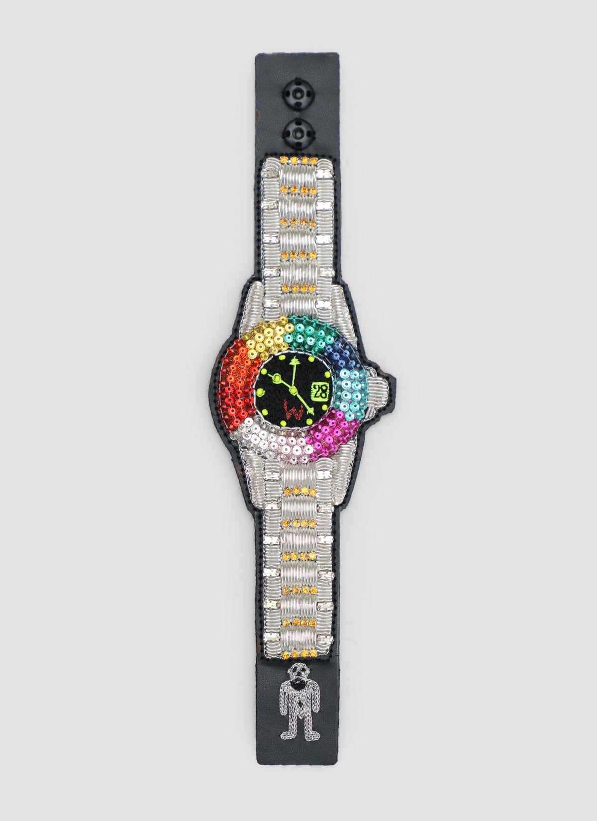 Walter Van Beirendonck☆クレイジーバニー ビーズブレスレット Walter Van Beirendonck Crazy Bunny Bracelet | Black | FARFETCH