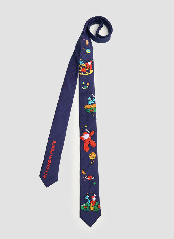 Embroidered Tie