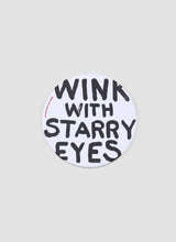 Wink with Starry Eyes Maxi Button