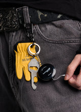 Glove Keychain with Tape Measure